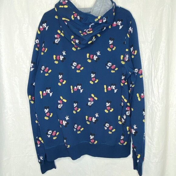 Disney Unisex Mickey Mouse Full Zip Sweatshirt Hooded Jacket Adult L - Picture 8 of 11